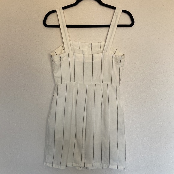 Forever 21 Sheath White striped Dress Size Small - Picture 4 of 9